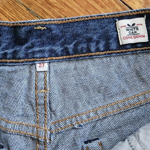 Levi’s W27 Selvedge Denim Shorts – White Oak Cone Mills, High Waist Button Fly - Picture 3 of 8